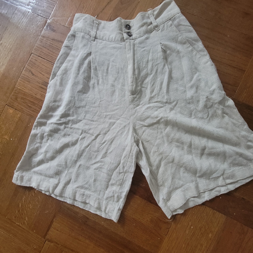 Linen Blend Shorts